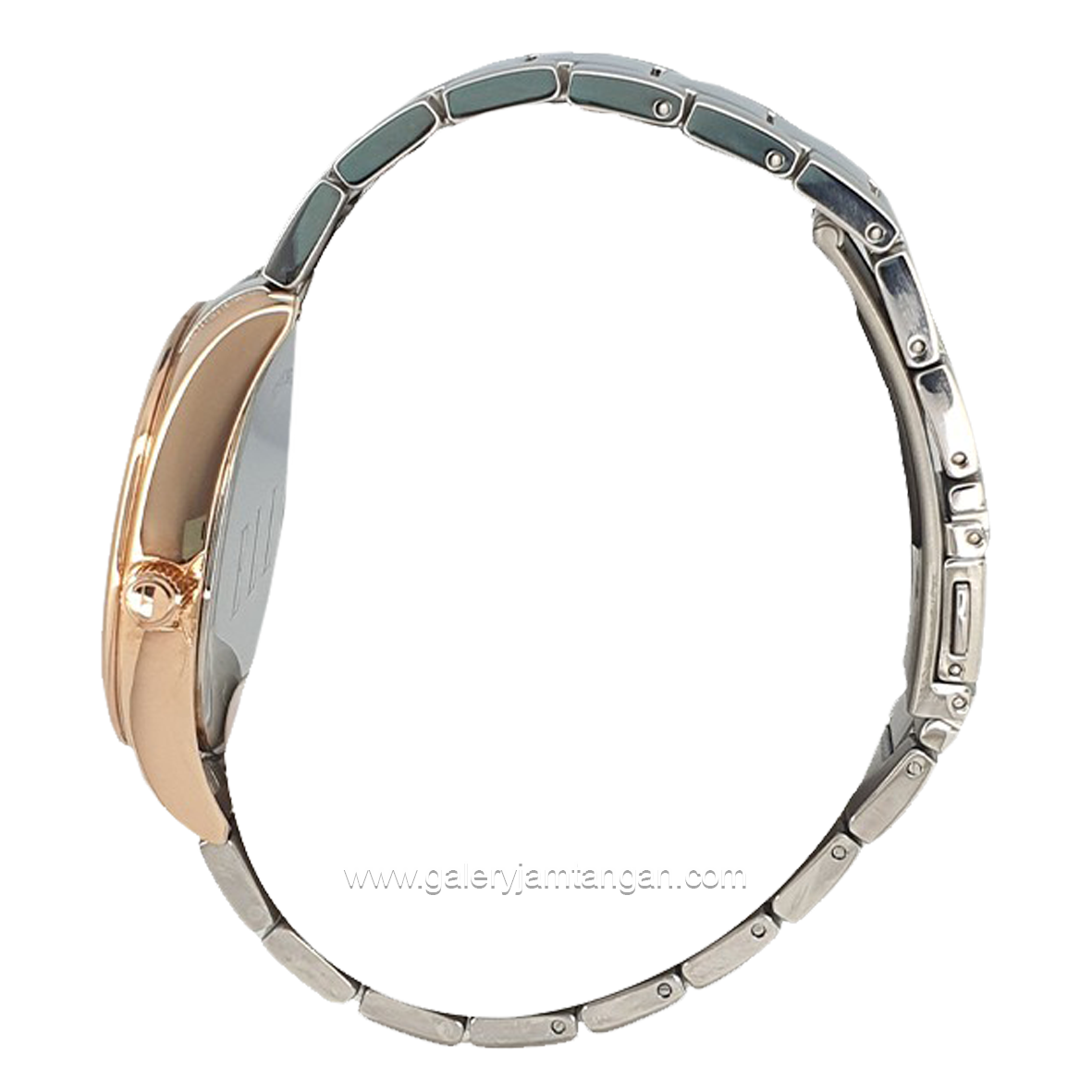 ELLE EL001-1RG02B02 Silver Rosegold Dial White Stainless Steel
