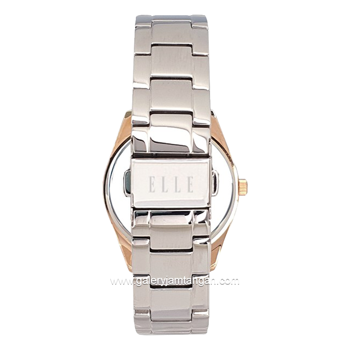 ELLE EL001-1RG02B02 Silver Rosegold Dial White Stainless Steel