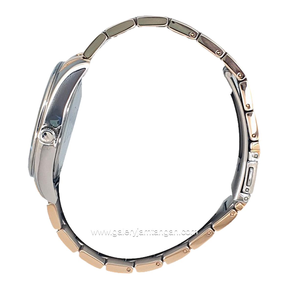ELLE EL001-1S04B18 Silver Gold Dial Blue Stainless Steel