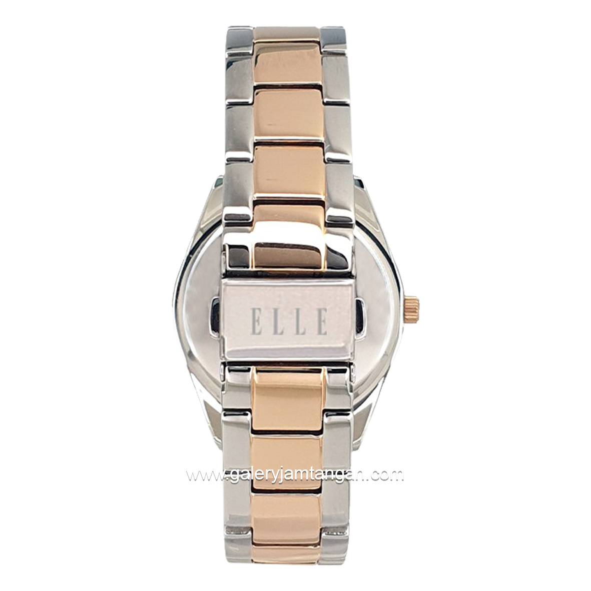 ELLE EL001-1S04B18 Silver Gold Dial Blue Stainless Steel