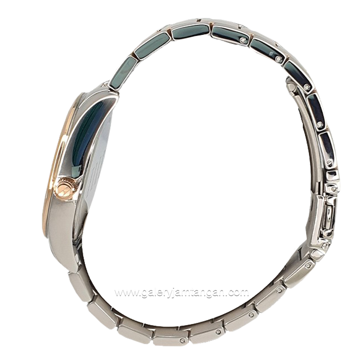 ELLE EL001-1SRG12B18 Silver Rosegold Stainless Steel