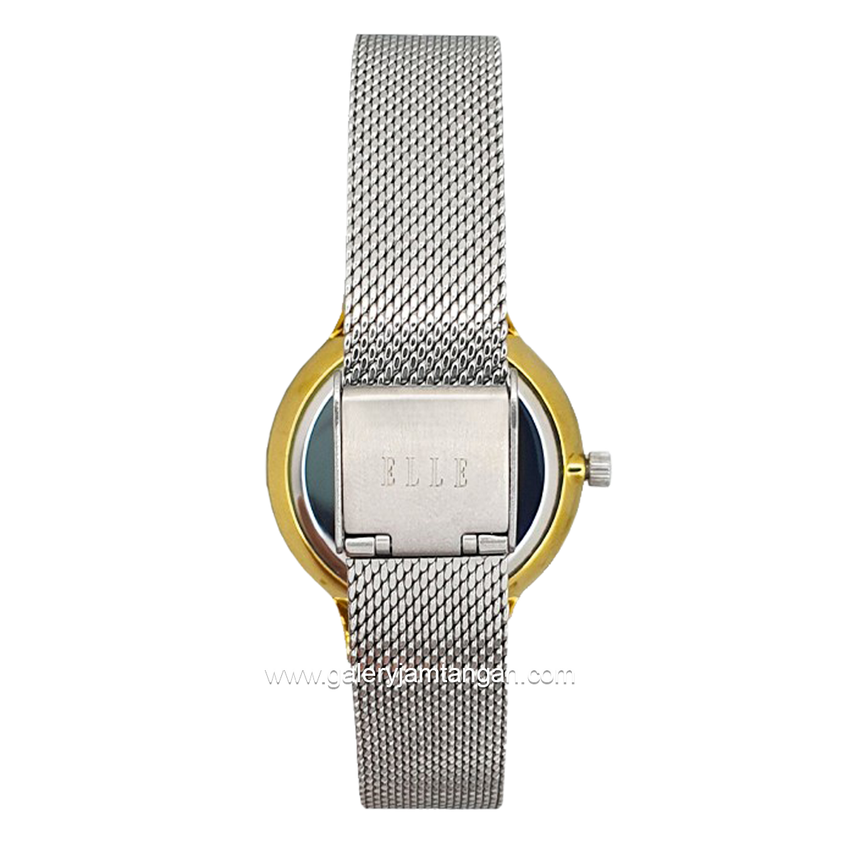 ELLE EL003-1G02M02 Silver Gold Dial White Shandrop Strap