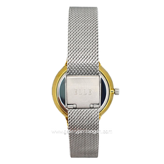 ELLE EL003-1G02M02 Silver Gold Dial White Shandrop Strap
