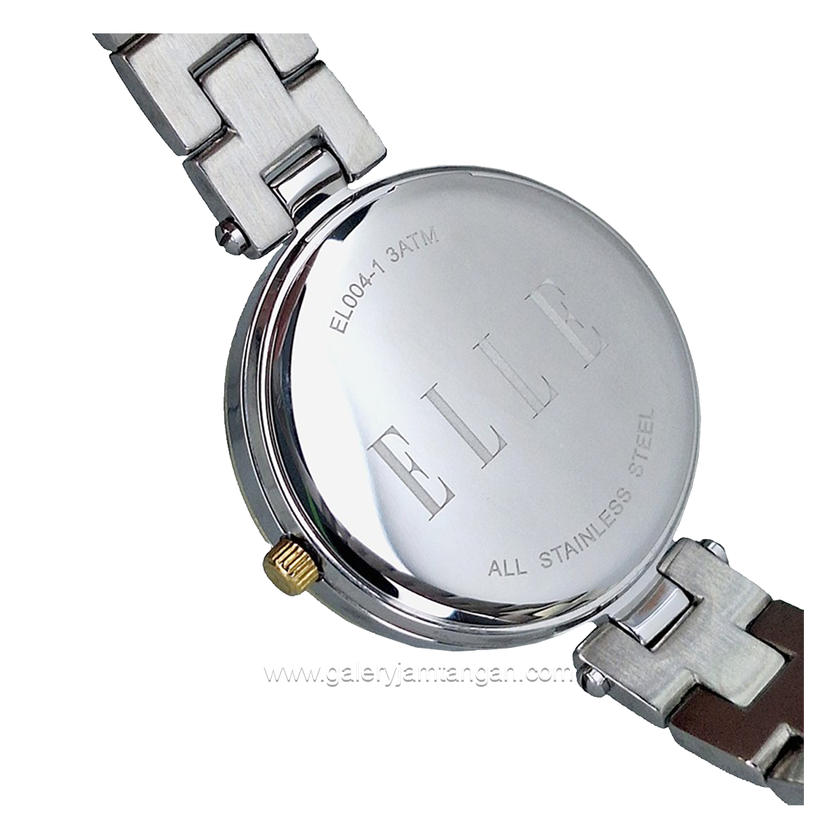 ELLE EL004-1G02B02 Silver Gold Dial White Stainless Steel