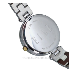 ELLE EL004-1G02B02 Silver Gold Dial White Stainless Steel