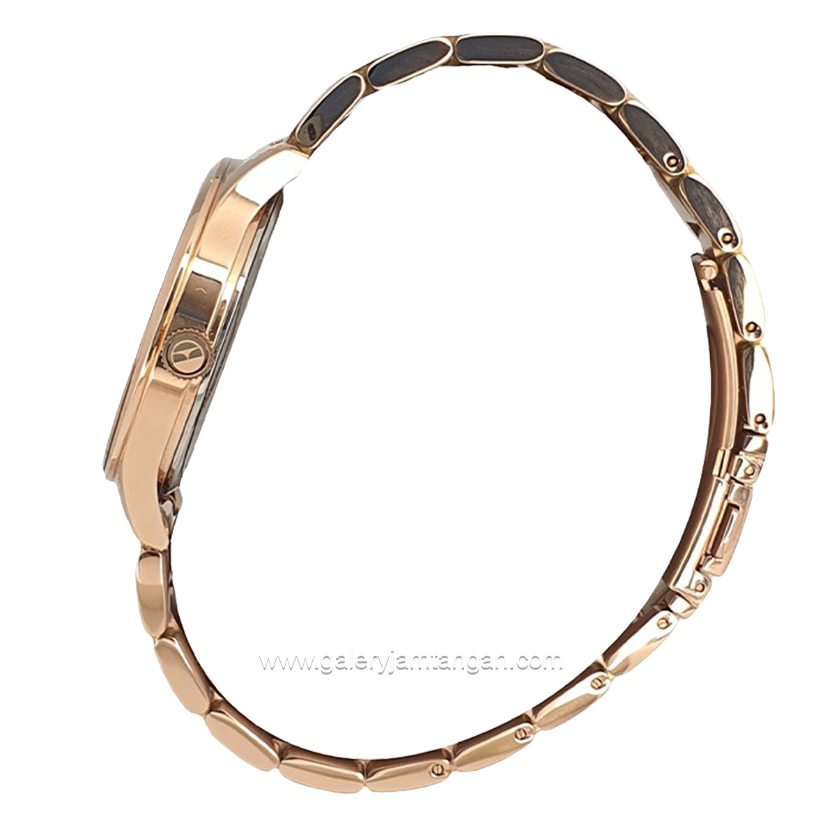 ELLE EL007-1RG03B12 Rosegold Dial Black Stainless Steel Strap