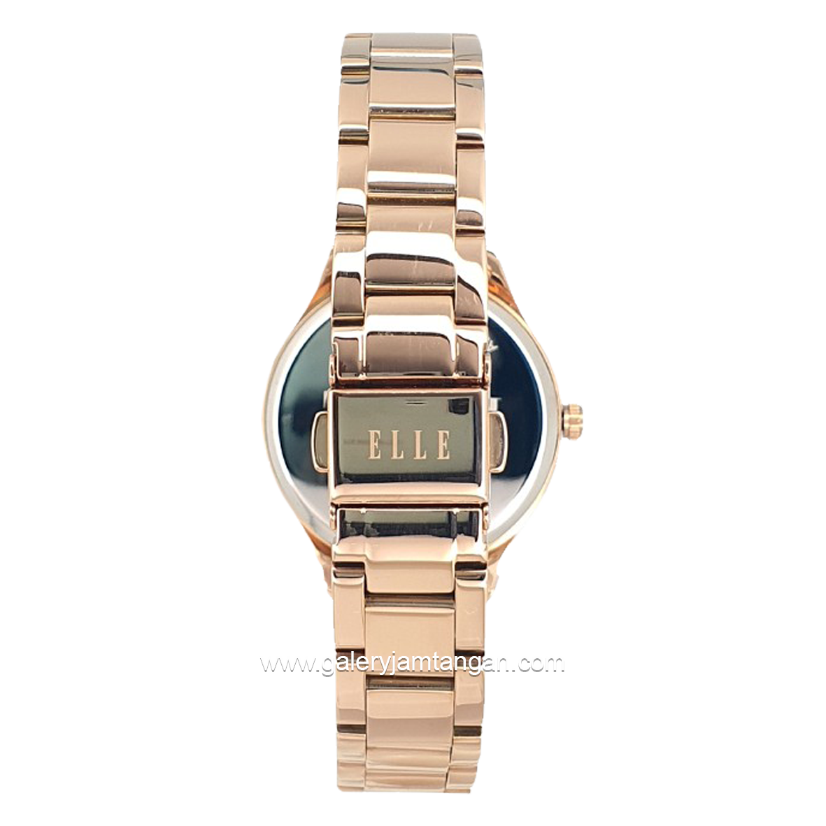 ELLE EL007-1RG03B12 Rosegold Dial Black Stainless Steel Strap