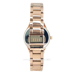 ELLE EL007-1RG03B12 Rosegold Dial Black Stainless Steel Strap