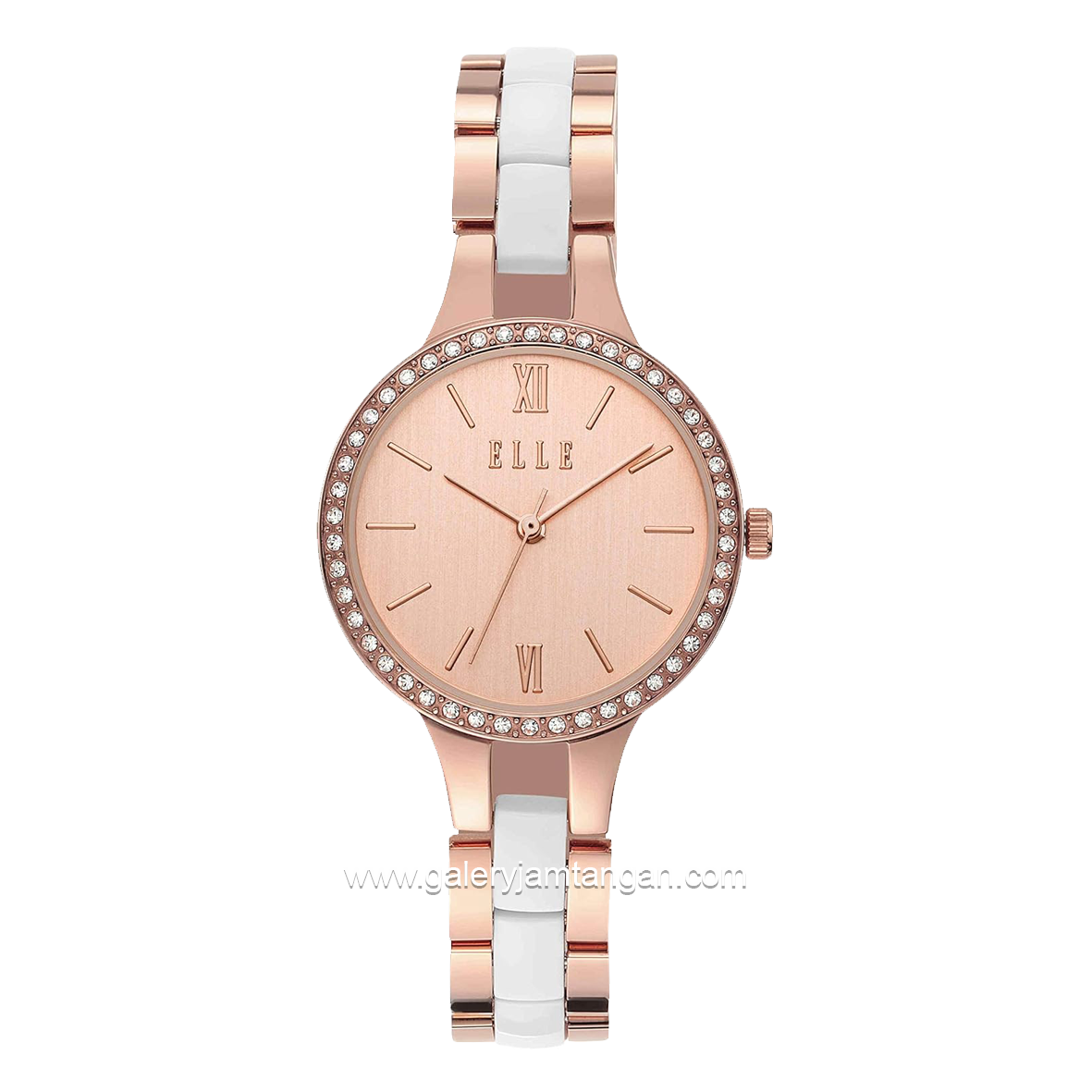 ELLE ELL21019 Laddies Rosegold Combinasi White Stainless Steel