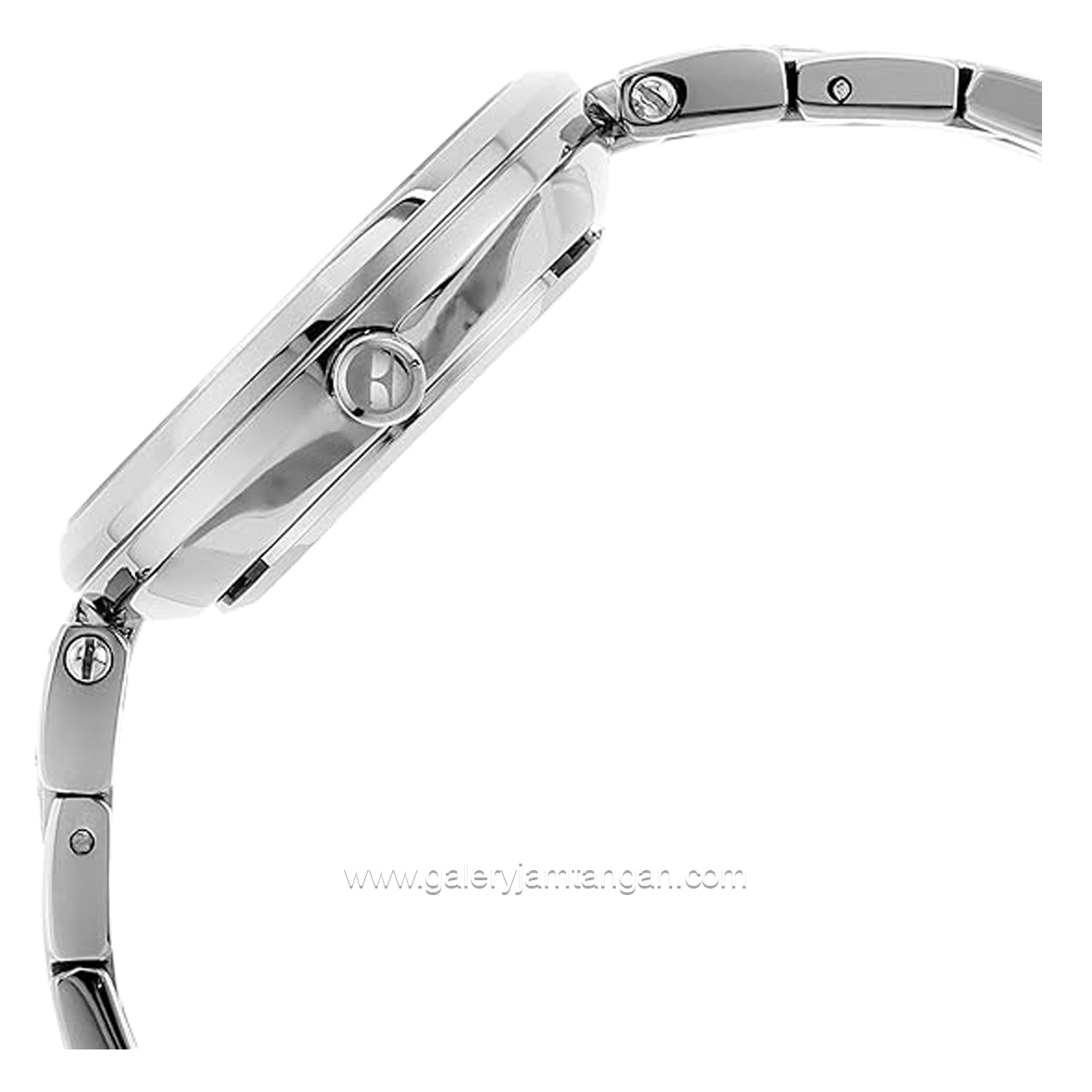 ELLE ELL21041 Laddies Silver Black Dial Black Stainless Steel Strap