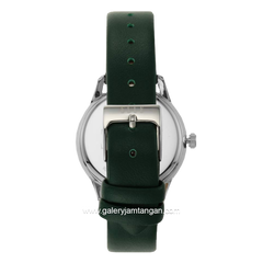 ELLE ELL21044 Laddies Green Silver Dial Green Leather Strap
