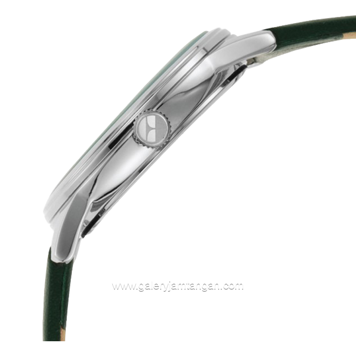 ELLE ELL21044 Laddies Green Silver Dial Green Leather Strap