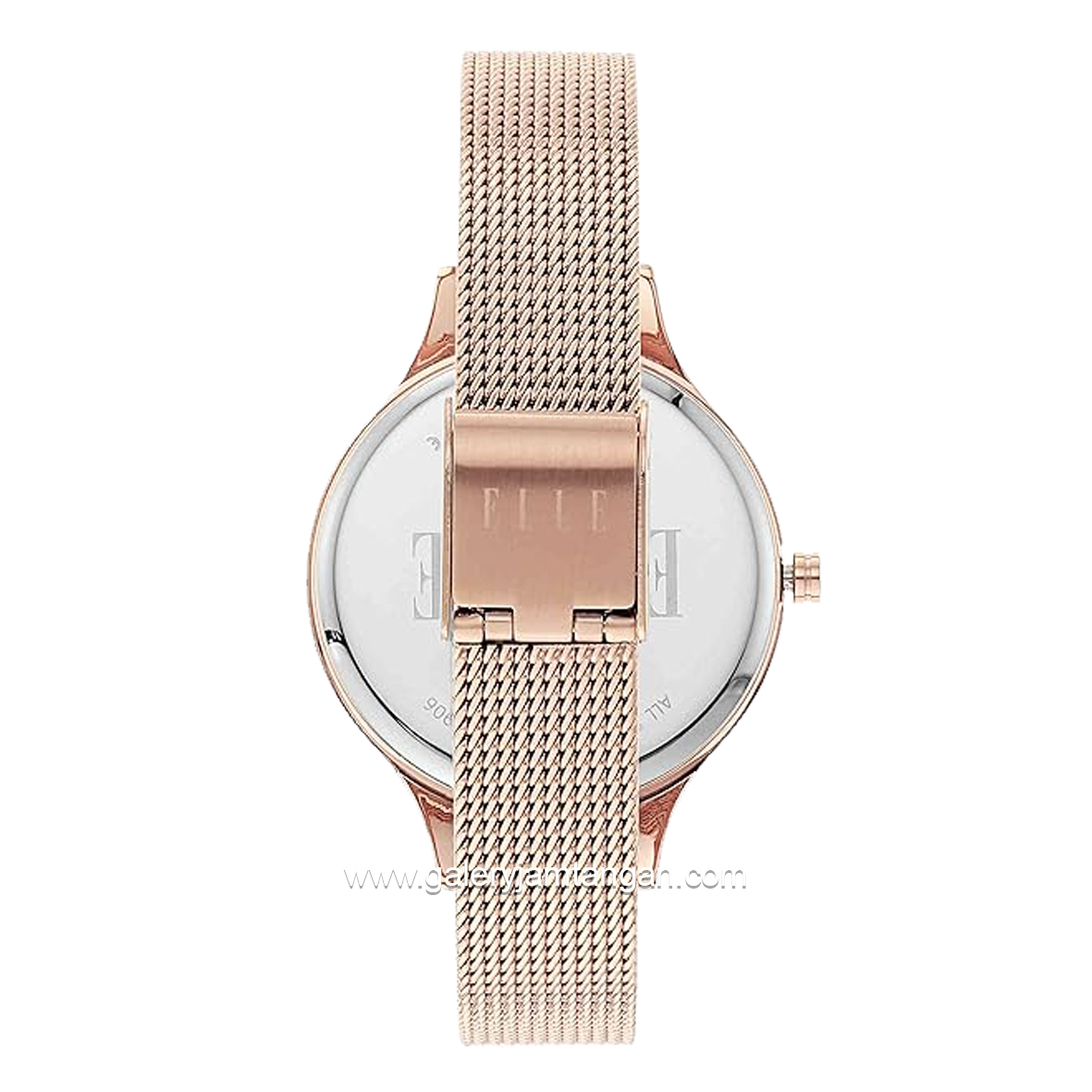 ELLE ELL27002 Laddies Rosegold Dial Blue Stainless Steel EXtra Strap Leather