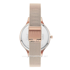 ELLE ELL27002 Laddies Rosegold Dial Blue Stainless Steel EXtra Strap Leather