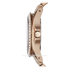 FOSSIL RILEY ES2811 Multifunction Rose Gold Dial Rose Gold Stainless Steel Strap