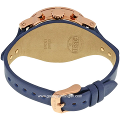FOSSIL ES3838 Boyfriend Chronograph Blue Leather Strap