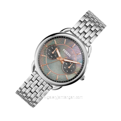 FOSSIL TAILOR ES3911 Silver Dial Black MOP Stainless Steel