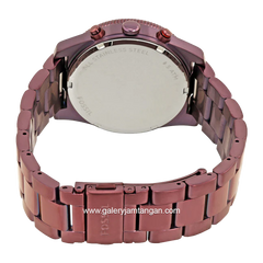 FOSSIL ES4110 Ladies Perfect Boyfriend Wine Dial Stainless Steel Strap