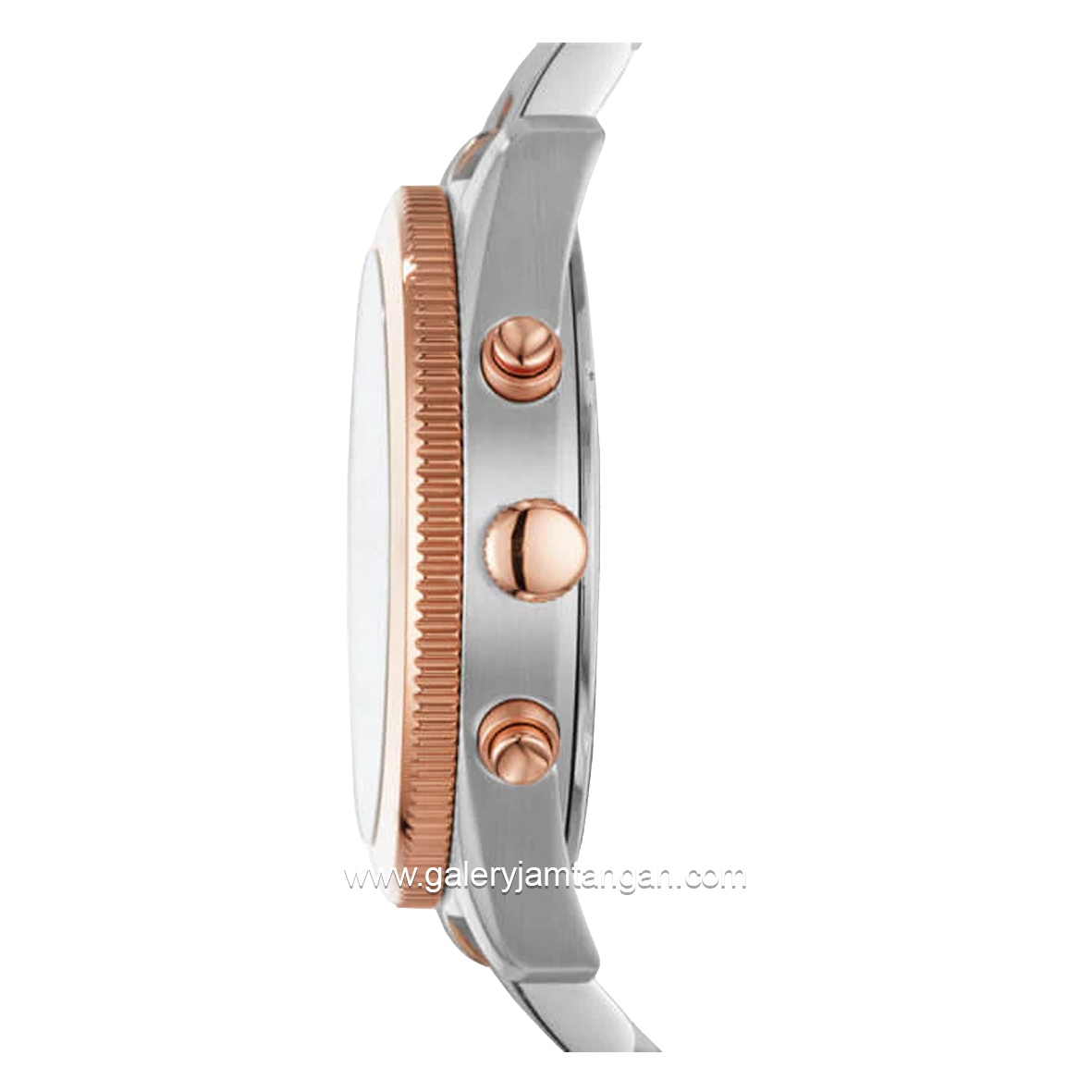 FOSSIL SCARLETTE ES4135 Ladies Silver Dial Dual Tone Stainless Steel Strap