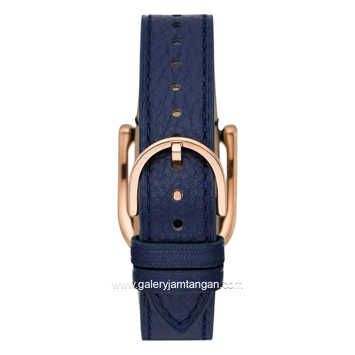 FOSSIL Harwell ES5266 Navy Rosegold Leather Strap