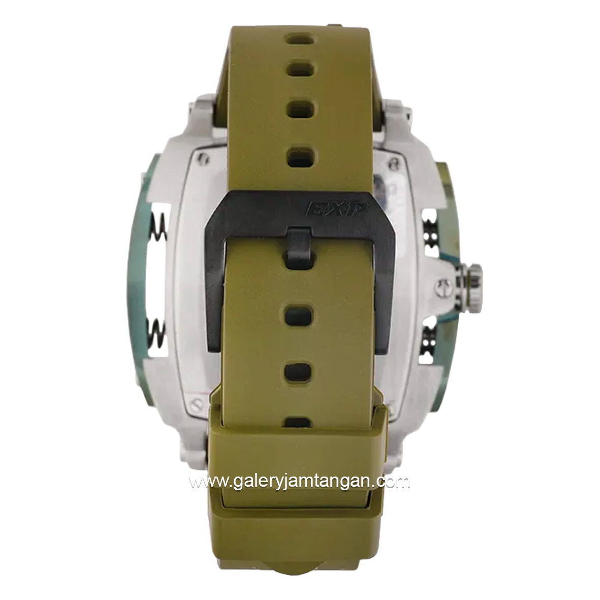 Expedition E 3008 G Chronograph Full Green Rubber Strap