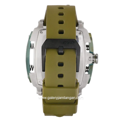 Expedition E 3008 G Chronograph Full Green Rubber Strap
