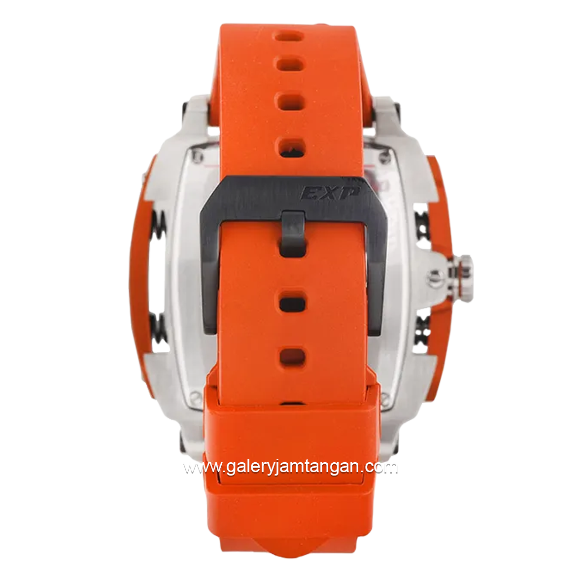 Expedition E 3008 G Chronograph Orange Dial Black Rubber Strap