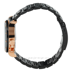 EXPEDITION E 6381 BFBBRBA1 Black Rosegold Stainless Steel Strap