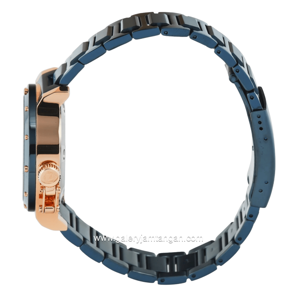 EXPEDITION E 6381 BFBURBU1 Blue Rosegold Stainless Steel Strap