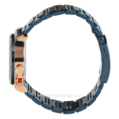 EXPEDITION E 6381 BFBURBU1 Blue Rosegold Stainless Steel Strap