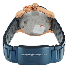EXPEDITION E 6381 BFBURBU1 Blue Rosegold Stainless Steel Strap