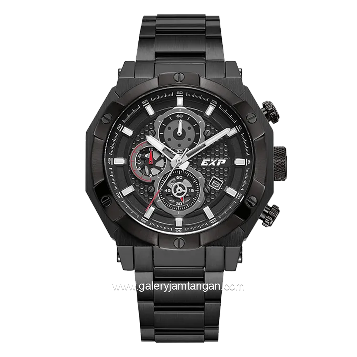 Expedition E 6385 B Chronograph Black Stainless Steel