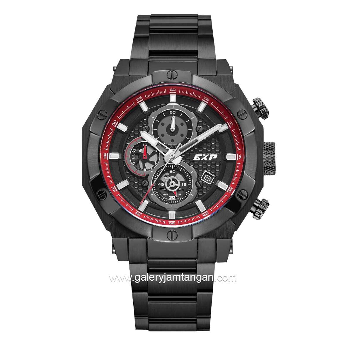 Expedition E 6385 MC Black List Red Stainless Steel