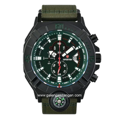 Expedition E 6772 M Chronograph Army Black Nylon Strap