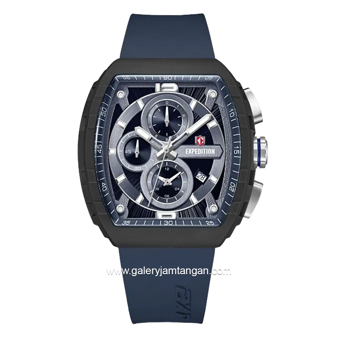 EXPEDITION E 6782 MC Eco Ceramic Blue Dial Black Rubber Strap