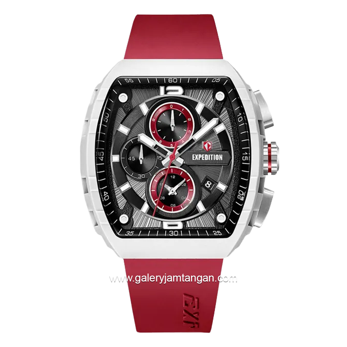 EXPEDITION E 6782 MC Eco Ceramic Red Dial Black Rubber Strap