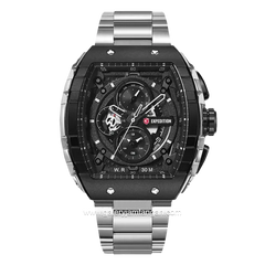Expedition E 6782 MC Chronograph Silver Dial Black Stainless Steel