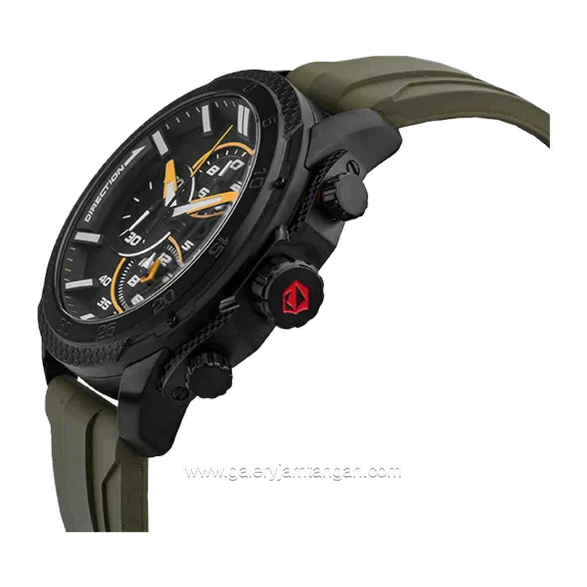 EXPEDITION E 6810 MC Army Dial Black Rubber Strap