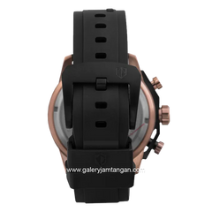 EXPEDITION E 6810 MC Black Crown Rosegold Rubber Strap