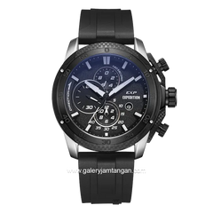 EXPEDITION E 6810 MC Black Crown Silver Rubber Strap
