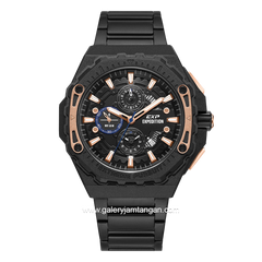 Expedition E 6824 MC Chronograph Black Rosegold Stainless Steel