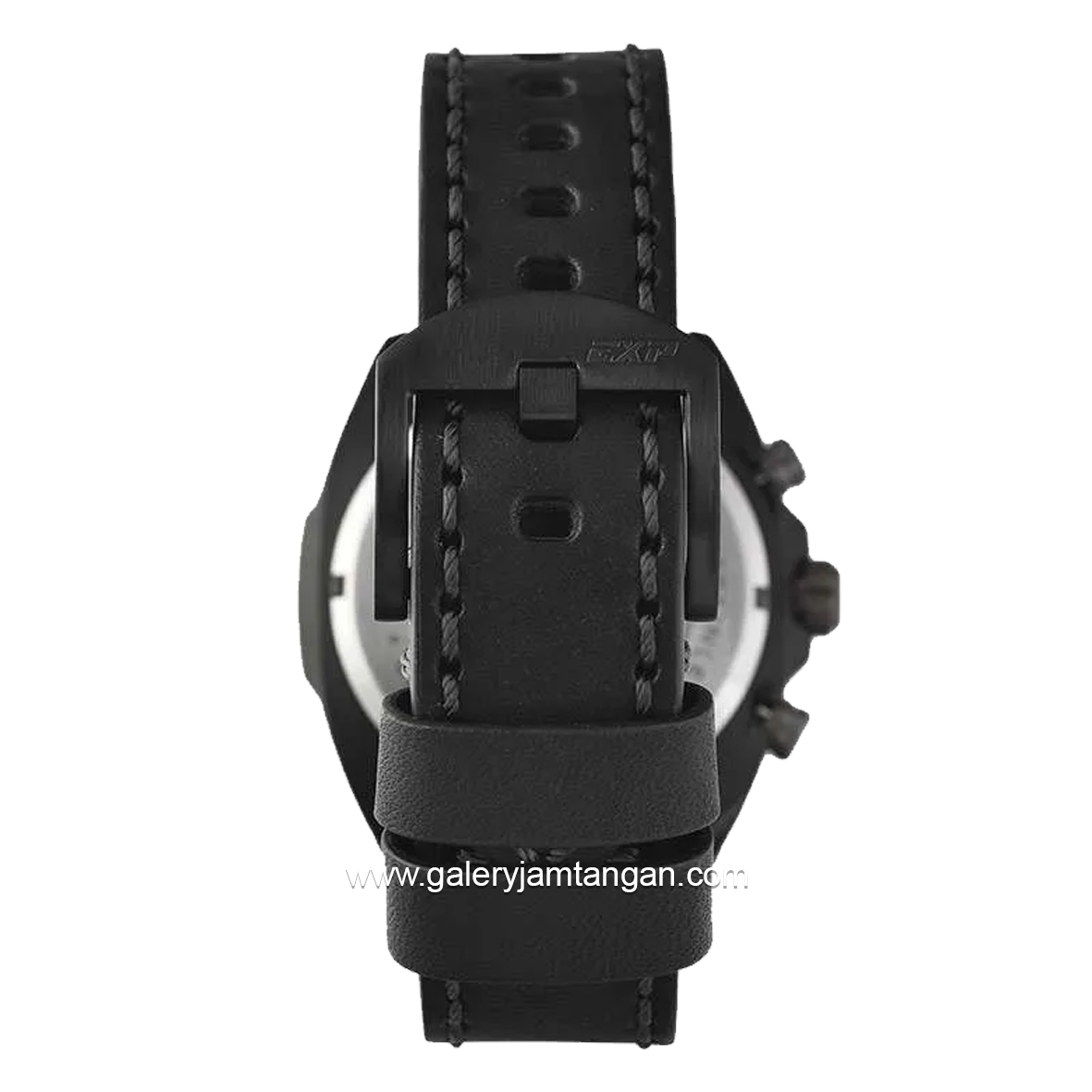 EXPEDITION E 6835 M Chronograph Full Black Leather Strap