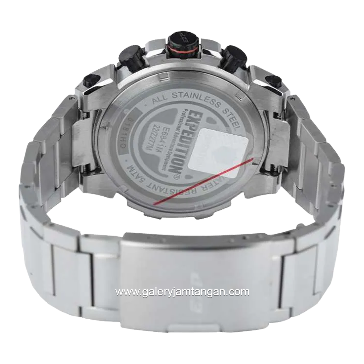 Expedition E 6841 MC Chronograph Silver Dial Blue Stainless Steel