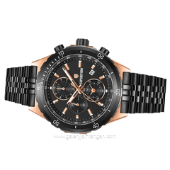 Expedition E 6870 MC Black Rosegold Stainless Steel