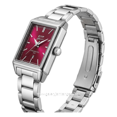 EXPEDITION E 6866 LDBSSDR Ladies Silver Dial Red Stainless Steel Strap