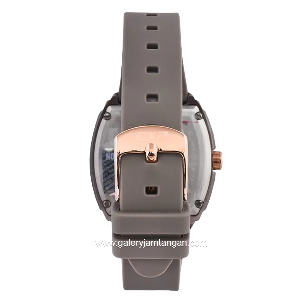 EXPEDITION E 6782 B Grey Crown Rosegold Rubber Strap