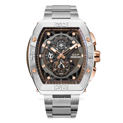 EXPEDITION E 6800 MC Chronograph Silver Crown Rosegold Stainless Steel