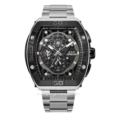 EXPEDITION E 6800 MC Chronograph Silver Ring Black Stainless Steel