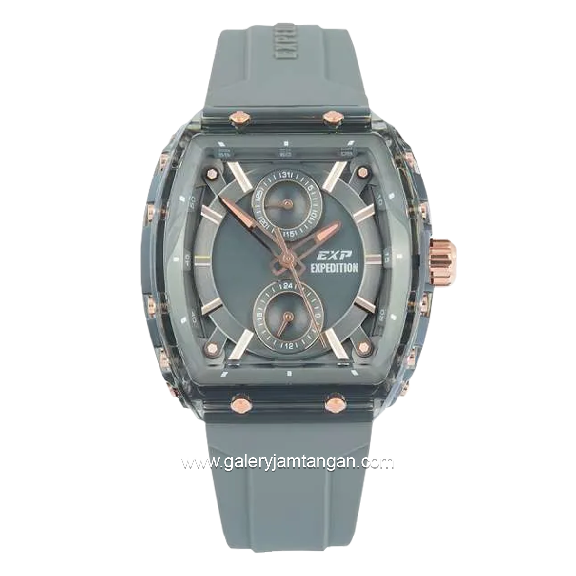 EXPEDITION E 6814 M Men Watches Grey Rubber Strap