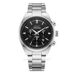 EXPEDITION E 6867 M Chronogrph Silver Dial Black Stainless Steel